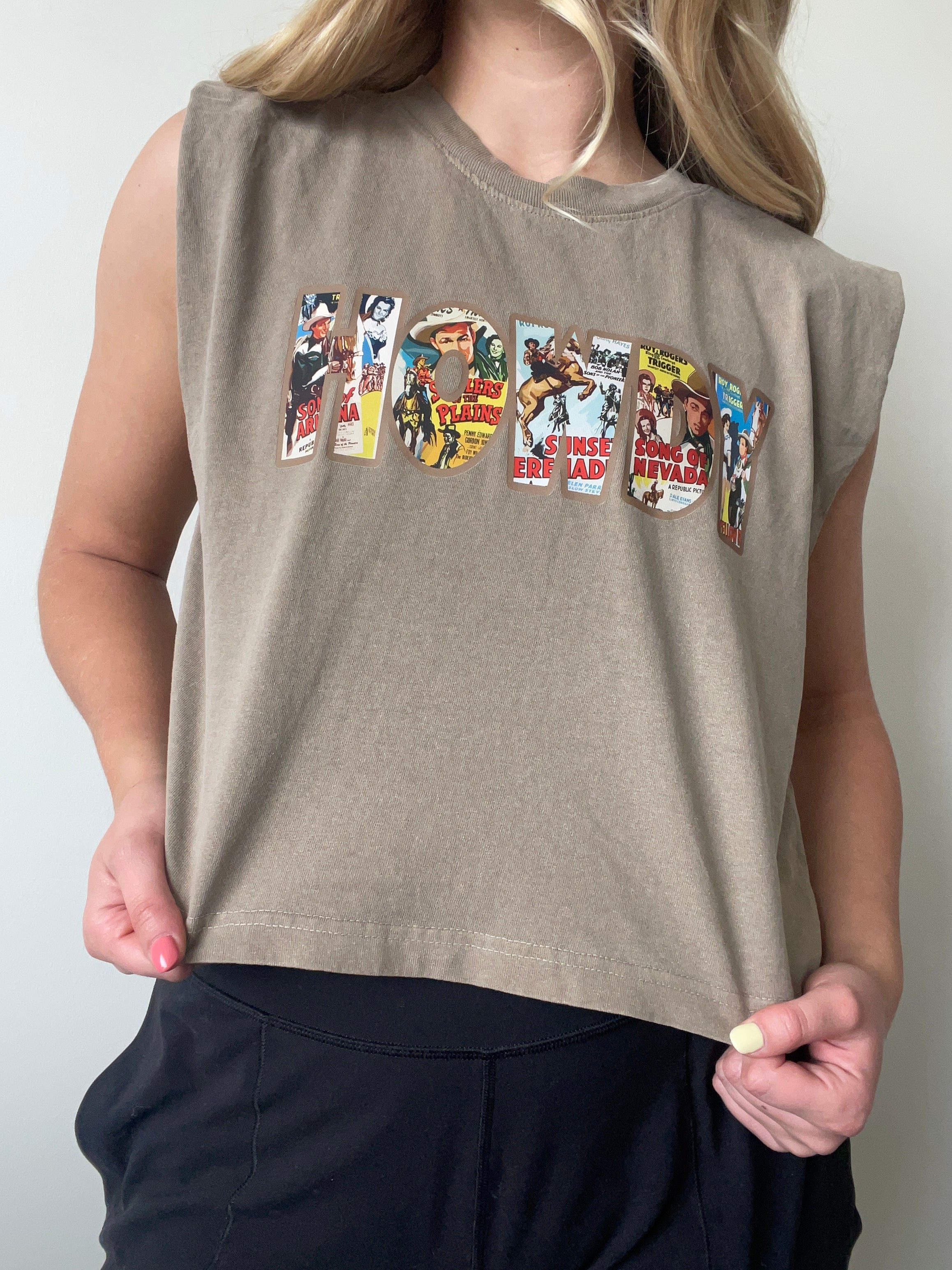 Wild West Graphic Muscle Tee