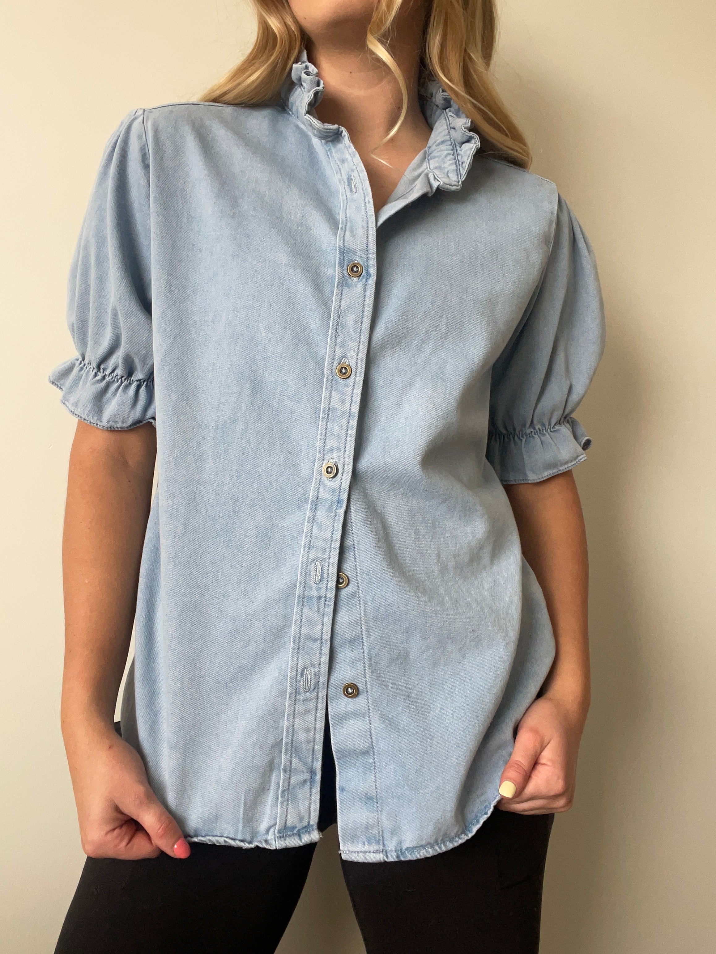 Prairie Belle Denim Top