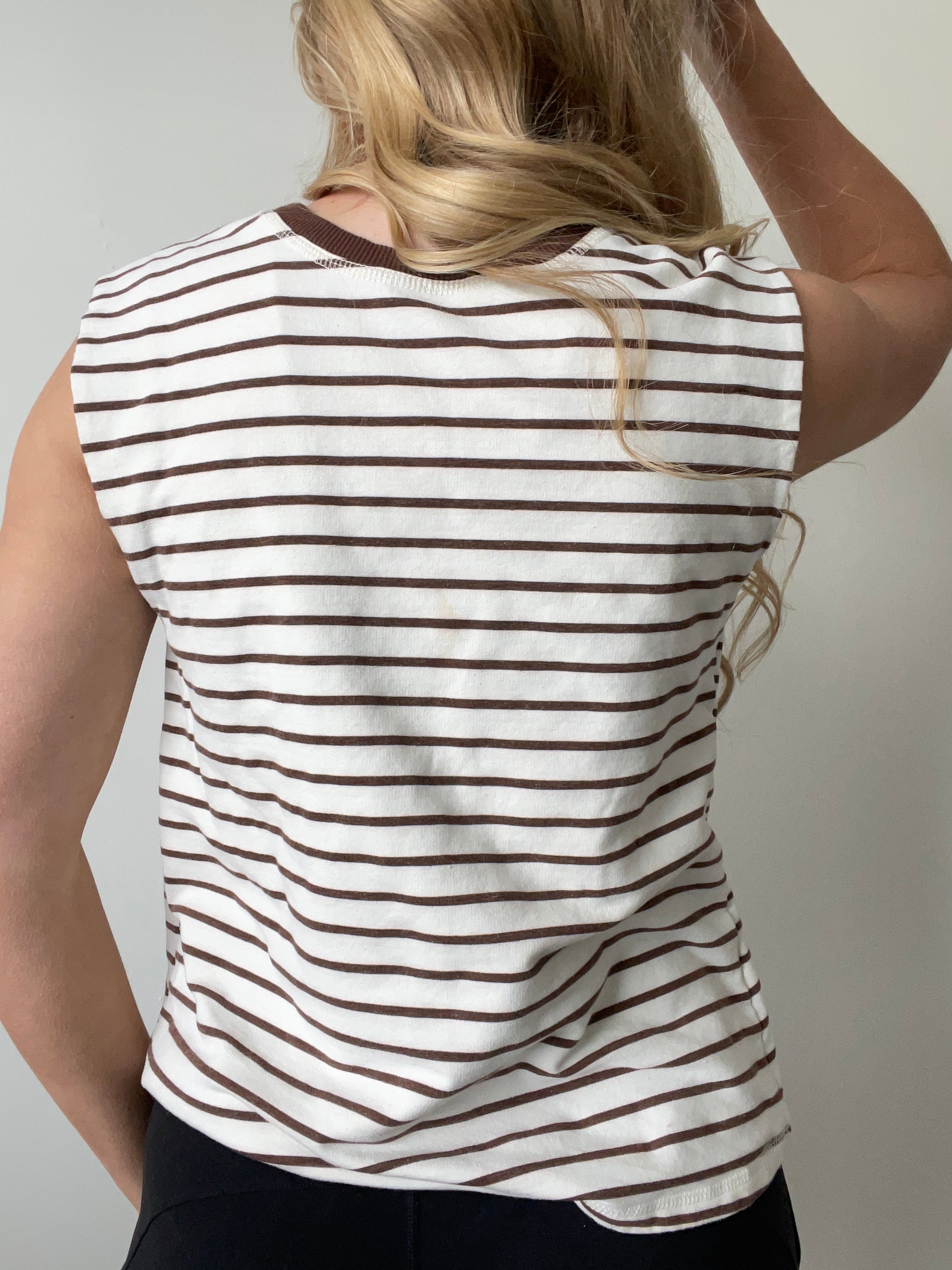 Cowboy Coffee Stripe Tan