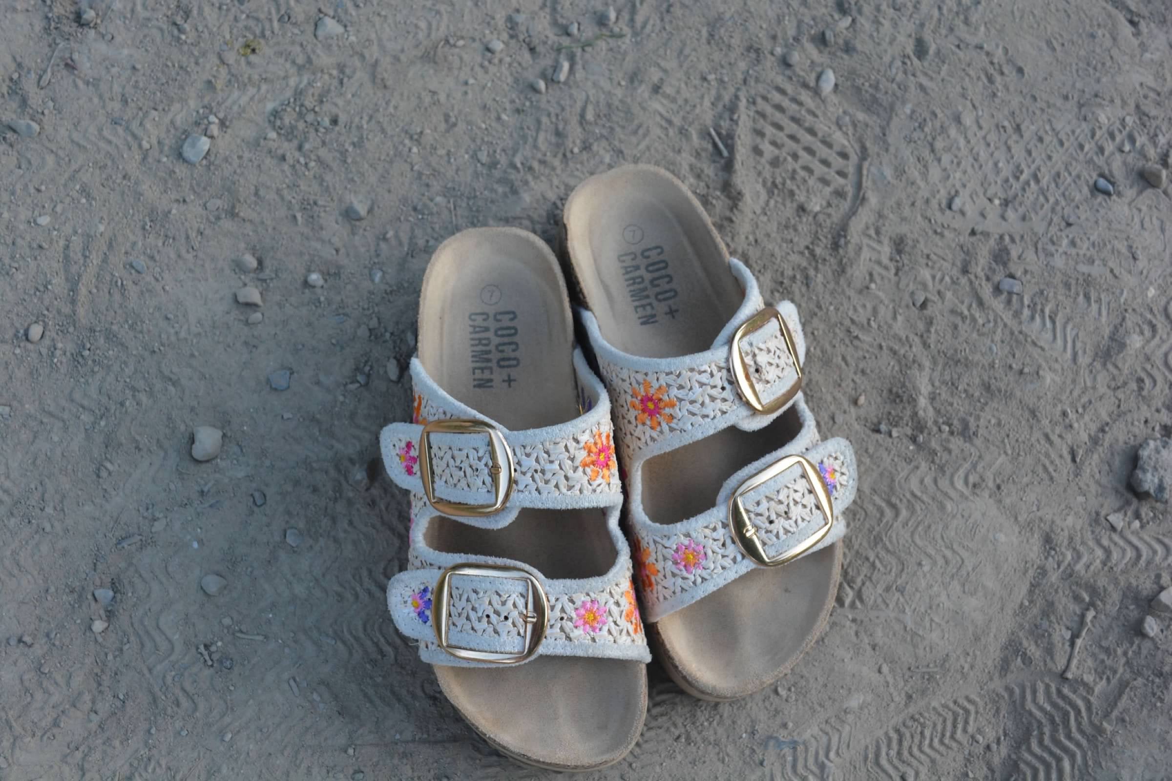 Ivory Bloom Sandals
