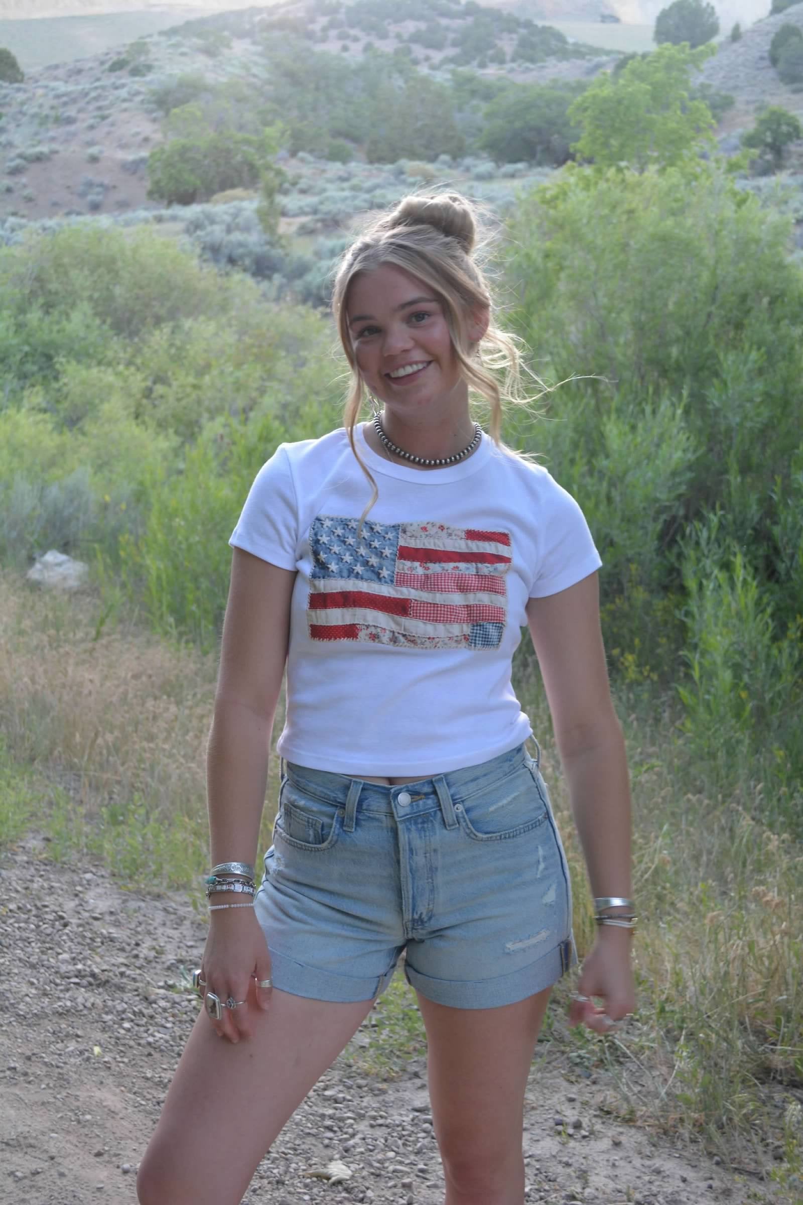 American Patchwork Tee