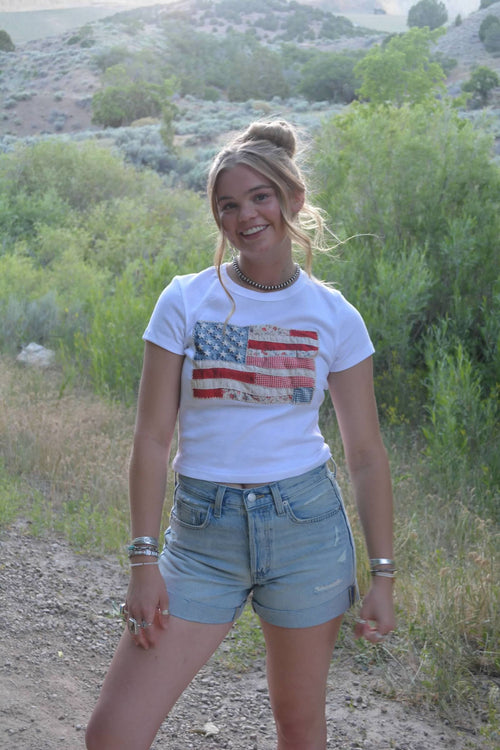 American Patchwork Tee
