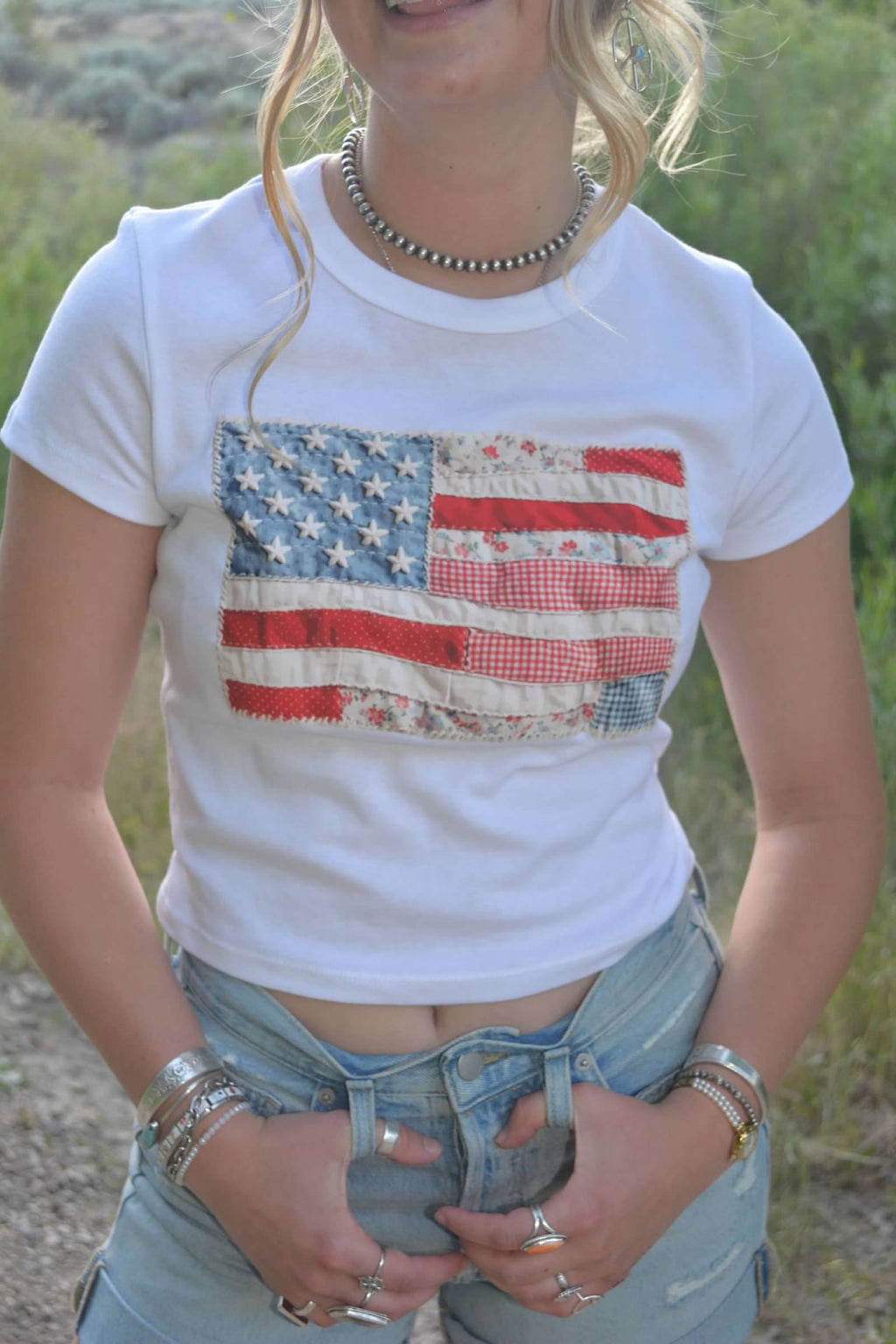 American Patchwork Tee