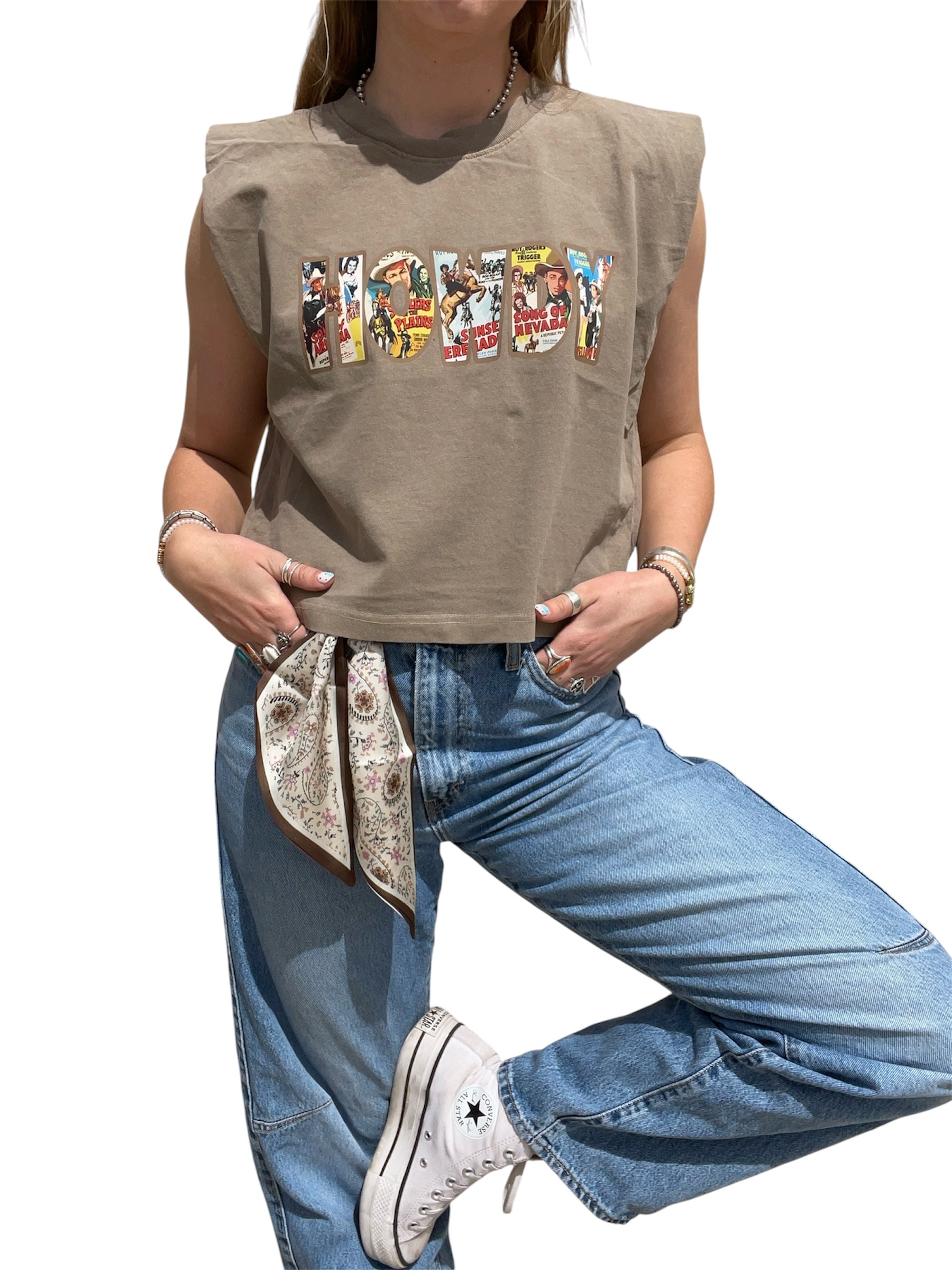 Wild West Graphic Muscle Tee